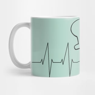 Squidward's Heartbeat Mug